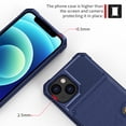 thumbnail image 5 of Feishell Wallet Cell Phone Case for Apple iPhone 13 6.1 inch, Darkblue, 5 of 7