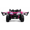 thumbnail image 4 of KidsVIP 24V Power MX 2-Seater Kids 4X4 Ride-On  Buggy W/ Rubber Wheels & Remote, 4 of 5