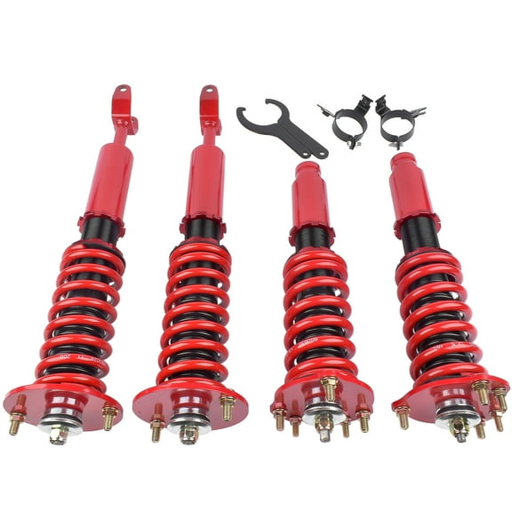 GELUOXI Full Coilover Shock Suspension Lower Kit for Honda Prelude 1992-2001 Adjustable Height