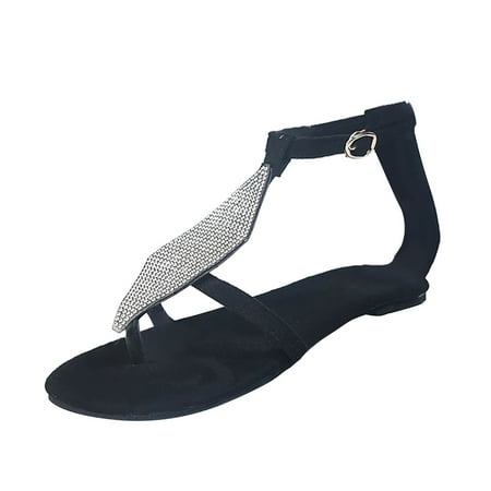 

Women s Sandals Summer 2023 Thick Heel Flip Flops Bohemian Open Toe Roman Shoes Casual Beach Sandals