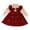Red, variant on Odeerbi Kids Girls Fall Winter Long Sleeve Sweater Dress Bow Ruffle Rib Knit Cotton Dress 1-8 Years Cute Lace Patchwork Round Neck Dress Kids Clothes Red