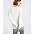 thumbnail image 2 of Guess Womens Embellished Crewneck Pullover Sweater, 2 of 3