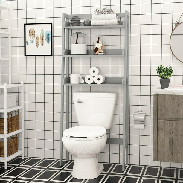 Utex Metal Floating Shelves 25 X 10, Hanging Bathroom Shelves Over Toilet