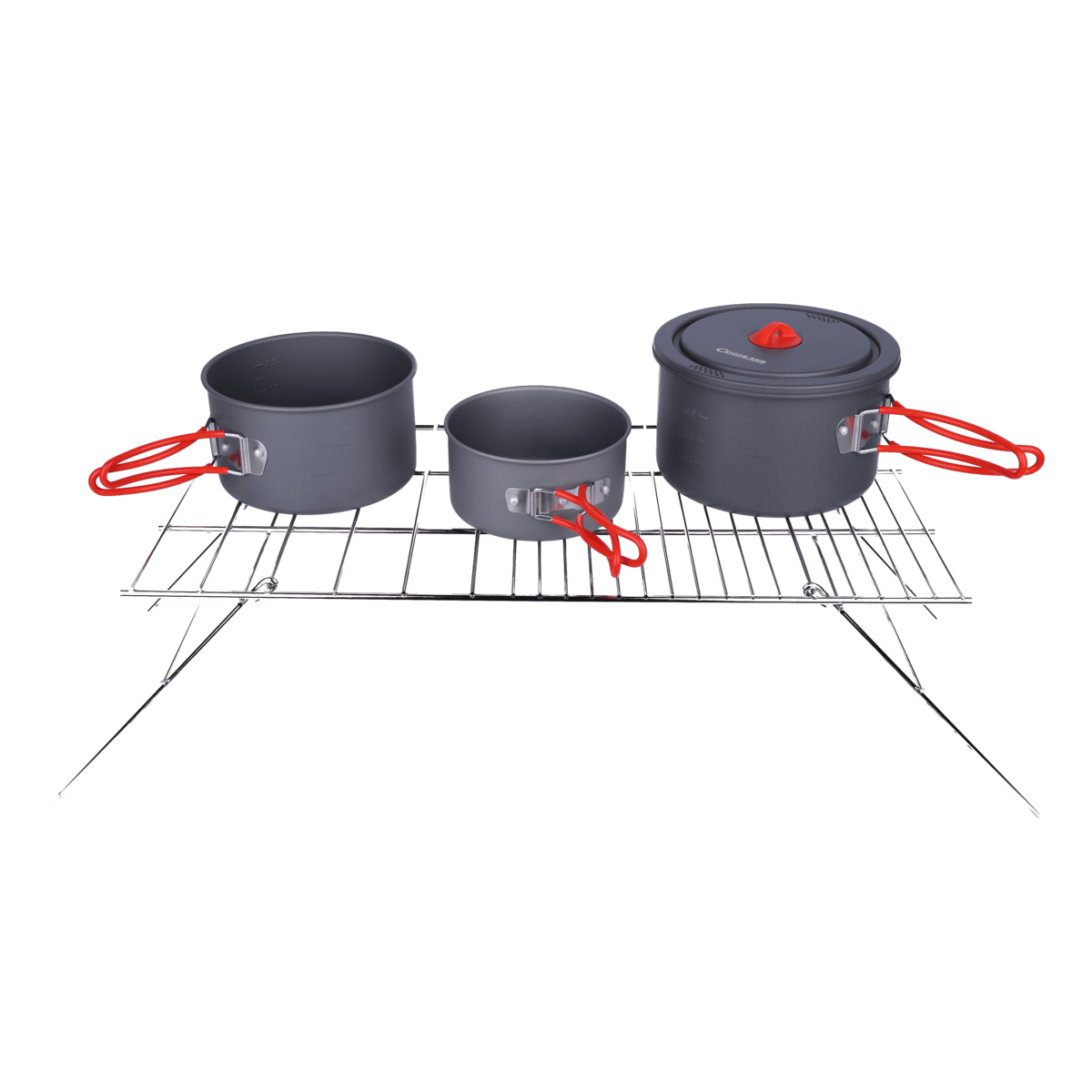 Coghlan's Medium Nickel-Plated Folding Steel Camp Grill - Lightweight Portable Grate for Camping Backpacking