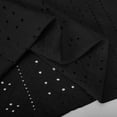 thumbnail image 5 of Wiyuqeen Womens Eyelet Summer Tops Trendy Solid 3/4 Length Sleeve Shirts Casual Loose Vacation Outfits Comfy Blouses with Pocket, 5 of 6