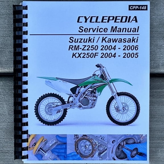 Suzuki RMZ250 RM Z250 RMZ 250 Kawasaki KX250F KX 250F SERVICE & REPAIR MANUAL