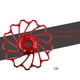 thumbnail image 4 of Rueda de guía trasera Greeniant Aleación de aluminio CNC 13T Rojo OD024318-04, 4 of 6