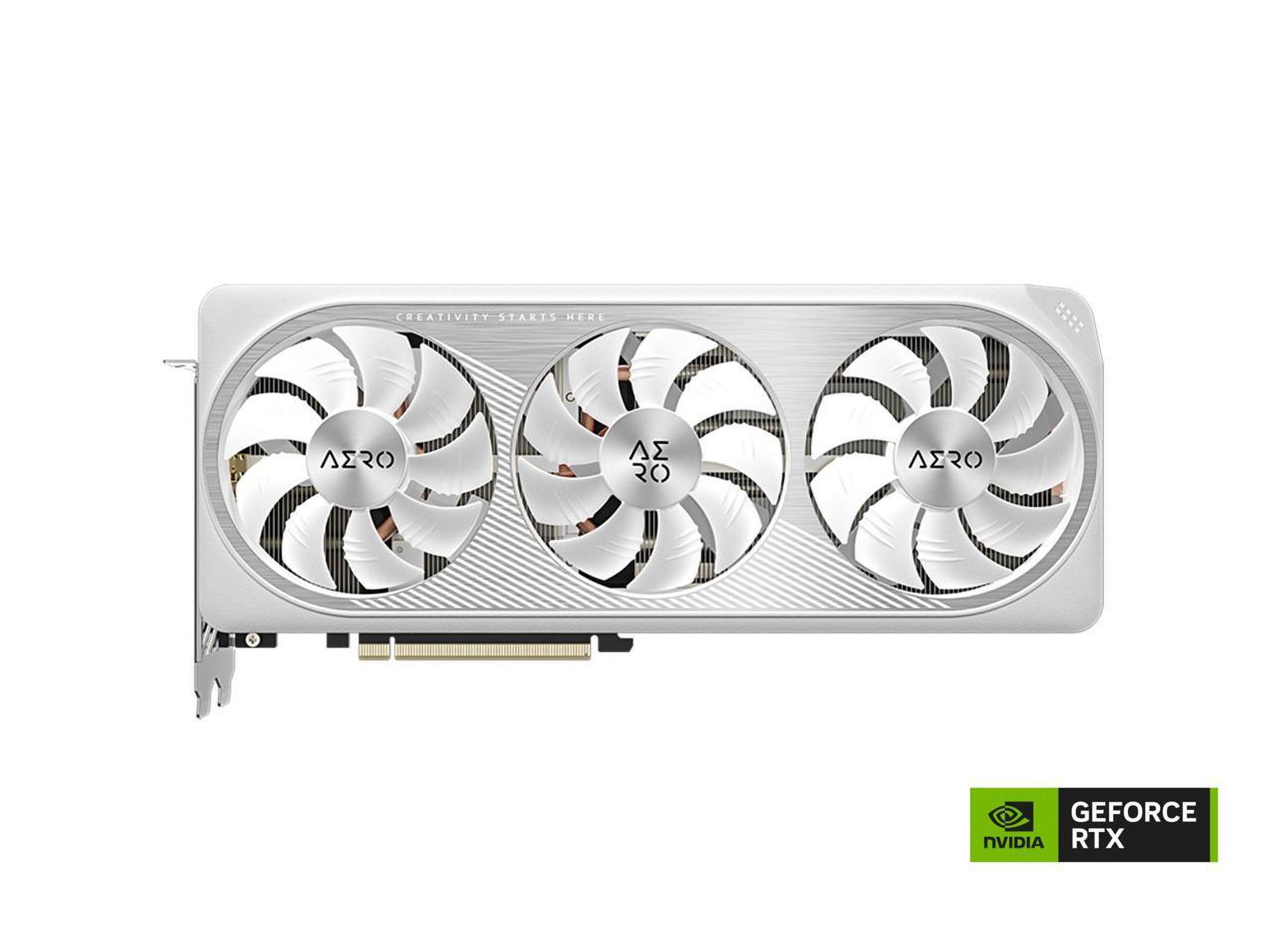 GIGABYTE GeForce RTX 4070 AERO OC V2 12G GPU, 3x Fans, 12GB GDDR6X