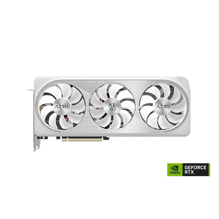 GIGABYTE GeForce RTX 4070 AERO OC V2 12G GPU, 3x Fans, 12GB GDDR6X