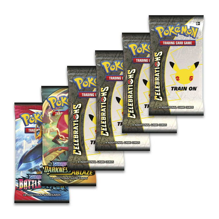 Pokemon Celebrations Lance's Charizard V Collection Box (4 Celebrations  Booster Packs + 2 Additional Booster Packs, Foil Promo Card, Oversize Card  & More) 