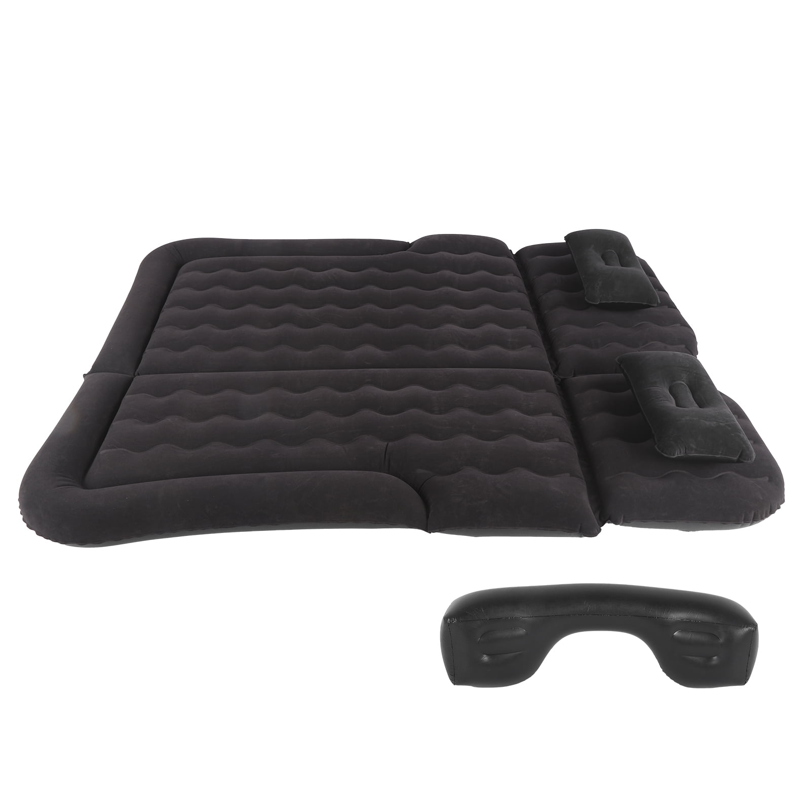 Inflatable Car Air Mattress Bed,Portable SUV Car Mattress Backseat With Two Pillow And Electric Car Air ,Air Mattress Flocking  Sleeping Pad For Travel Camping SUV MPV RV