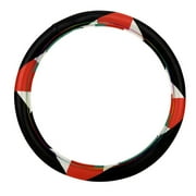 Palestine Printed PVC Leather Car Steering Wheel Cover 14.5 Inch Auto Accessories