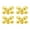 Gold, variant on 4pcs Retros Clovers Cabinet Pull Brasses Finish Zincs Alloys Kitchen Hardwares