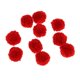 thumbnail image 5 of 10x DIY Pompón Esponjoso Paño de Felpa Suave Multicolor Decoración de Ropa de Imitación Bola de Piel Sintética Bola Artesanal Decoración Del Hogar Pen rojo Soledad Fluffy Ball DIY, 5 of 10