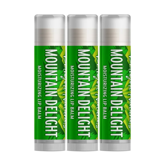 Delight Naturals MTN Delight Lip Balm - 3 Pack