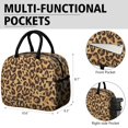 thumbnail image 6 of Womens Yellow and Brown Of Leopard Print Lunch Box for Work,Insulated Lunch Bag for Women,Loncheras Para Mujer,Leakproof Adult Lunch Bag for Work,Beach,Travel,Picnic,Camping, 6 of 7