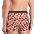 thumbnail image 4 of Bingfone Strawberries Men's Underwear - Casual Stretch Boxer Briefs-X-Large, 4 of 7