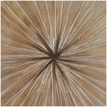 thumbnail image 5 of 39" x 39" Radial Starburst Framed Wall Art with Gold Frame, by DecMode, 5 of 14