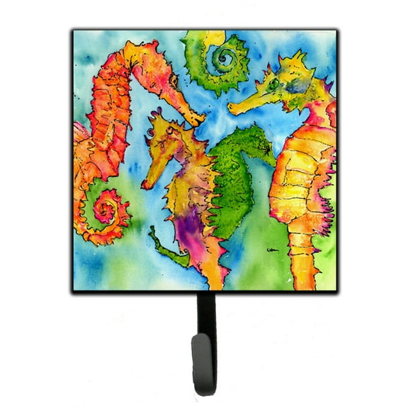 Carolines Treasures 8546SH4 Seahorse Leash or Key Holder Single Hook multicolor