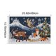 thumbnail image 3 of Seyotauo Christmas Decor 3D Stereoscopic Embroidery Carpet - 24 x16 inch Polyester Xmas Decor Indoor Outdoor, Absorbent Nonslip Dirt Proof Washable Foot Mat for Entryway Kitchen Bathroom Porch Patio, 3 of 6
