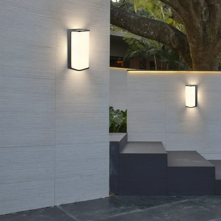 

DFDIEJZ Durable Stylish and Modern IP65 Waterproof LED Outdoor Wall Light - Perfect for Balcony Fence and Garden - Stylish and Durable Outdoor Porch Lamp - Compatible with 110v and 22