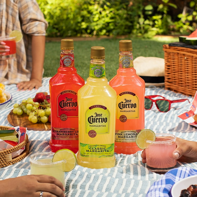 Jose Cuervo Authentic Margarita Strawberry Light, 9.95% ABV, 1.75