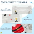 thumbnail image 2 of FORMRS Boys Rash Guard Short Sleeves Swim Shirt Quick Dry UPF 50+ Sun Protection, Sizes 3-12T, Gray Christmas Santa, 2 of 6