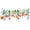 D 1Pcs, variant on HOARBOEG 1Pcs 98.4in Floral Garland Party Banners, Garden Flower Bunting Pull Flag, Boho Watercolor Spring Wedding Bridal Shower Birthday Party Decor