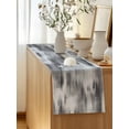 thumbnail image 5 of Table Runner 70 Inches Long for Kitchen Dining, Grey Ombre Dresser Scarf Farmhouse, Dining Table Decorations for Wedding/Parties, Vintage Simple Abstract Gradient Mottled 13 x 70 In, 5 of 8