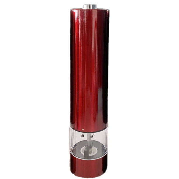 Molinillo de Pimienta Eléctrico de Acero Inoxidable - Rojo Ormromra CPB-US-YYM481-2