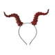 thumbnail image 5 of Diadema con cuernos de diablo, accesorio para la cabeza, para juegos de rol, espectáculos, fiestas temáticas Cuernos rojos, 5 of 9