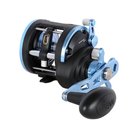 PENN Warfare II Level Wind Conventional Fishing Reel, Left-Handed, 15 Size Reel