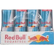 Red Bull Sugarfree Energy Drink, 12 fl. oz., 6 Packs of 4 Cans, 114mg Caffeine