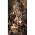 thumbnail image 2 of Hans Makart 12x18 Gold Ornate Wood Frame and Double Matted Museum Art Print Titled - Ancient Victim Scene (1880), 2 of 4