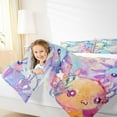 thumbnail image 4 of jejeloiu Colorful Cute Axolotl Bedding Comforter Set,Watercolor Oil Painting Twin Comforter Sets,Ocean Sea Animal Bedding Set For Girl,Luxury Bedroom Decor,2-Piece, 4 of 8