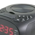 thumbnail image 3 of GPX Dual-Alarm CD/FM Clock Radio with 0.9-In. LED Display, Black, CC318BPT, 3 of 4