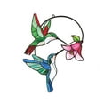 thumbnail image 1 of Colorful Hummingbird Metal Crafts Background Wall Decoration Metal Hanging Ornaments, 1 of 6