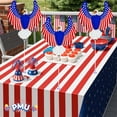 thumbnail image 2 of PMU 12 Inch Pre-Inflated Patriotic Eagle Balloon with Stick and Fringe Ribbons, 4th of July, Independence Day, Patriotic Decorations, Eagle Mylar Balloons, Red White Blue pkg/1, 2 of 6
