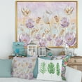 thumbnail image 2 of Designart 'Blossoming Pastel Tones Flowers' Traditional Framed Canvas Wall Art Print, 2 of 5