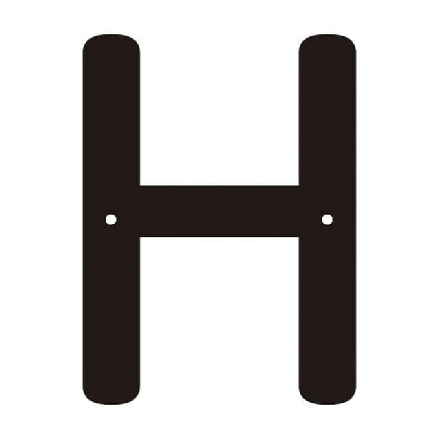 Three-dimensional Iron Art Number Letters House Number Screw Home House Number Sign