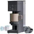 thumbnail image 4 of Chefman Caffeinator Single Serve Coffee Maker, Pod & Ground Compatible, 45 oz. Reservoir – Black, New, 4 of 9