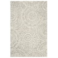 thumbnail image 2 of SAFAVIEH Abstract Tobon Geometric Circles Area Rug, Ivory/Gray, 4' x 6', 2 of 8