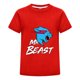 thumbnail image 1 of Camiseta MrBeast Algodón Niño Niña Ropa Casual Estilo Verano Fans Estampado Pantera Azul Playera Juvenil Moderna Regalo, 1 of 4