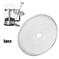 thumbnail image 1 of TOPINCN 5Pcs 80 Mesh Stainless Steel Filter Screen Replacement for 350ml French Press Coffee Maker,French Press Filter Screen, 1 of 7