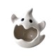 thumbnail image 1 of Figura de fantasma, estatua decorativa de Halloween, portavelas de cerámica para té Blanco, 1 of 9
