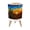 Color 1, variant on Small Trash Can with Lid Western Cowboy Cowboy Hat Boots Cow Skull Southwestern 1.8 Gallon Dog Proof Trash Can Round Garbage Can Waste Bin Wastebasket for Bathroom Bedroom Living Room