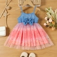 thumbnail image 5 of MEZZALL Toddler Girls Sleeveless Bowknot Spaghetti Straps Dress Dance Party Dresses O-Neck Fashionable Sundress, 5 of 7