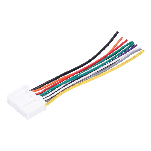 Wire Harness Plug Cd Player Wiring Stereo Audio Harness Install Cable Car Electronics Adapters Dual Car Audio Wiring Harness Stereo 12 Pin Wire Connector Interface Cables Fit For