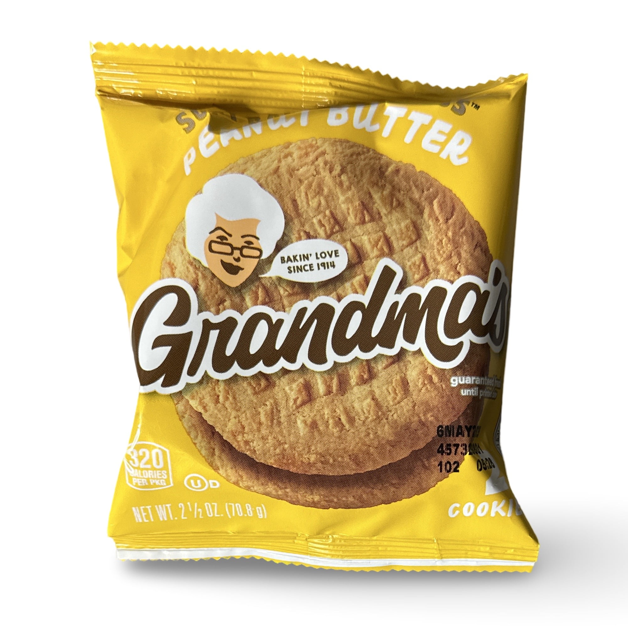 Grandma's Peanut Butter Cookies - 33 pks - Total 66 Cookies