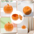thumbnail image 3 of Miangastore Ceramic Tea Canister Small Storage Container Pumpkin Shape Cookie Jar Kitchen Storage Jar, 3 of 8